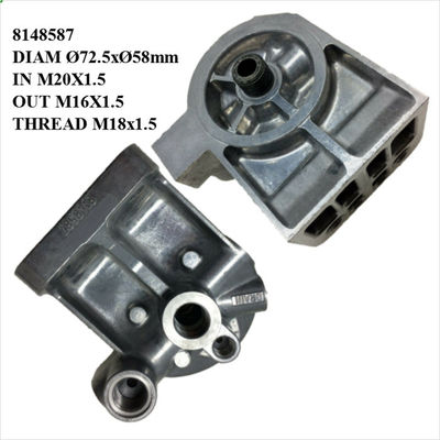 Ölbeständiges Kraftstofffiltergehäuse 8148587 8148604 für LKW-Teil