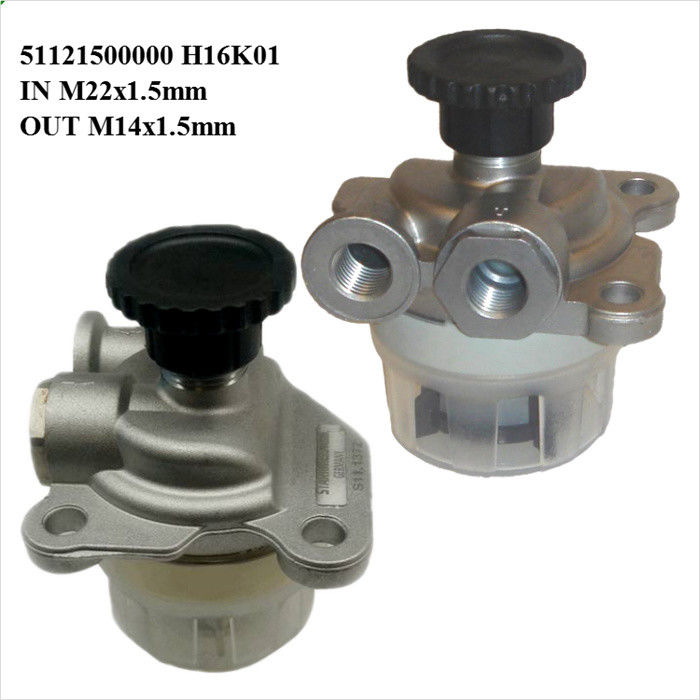 51121500000 51121500001 51121500002 61121500001 MAN Kraftstoffpumpe IN M22x1,5 OUT M14 x 1,5